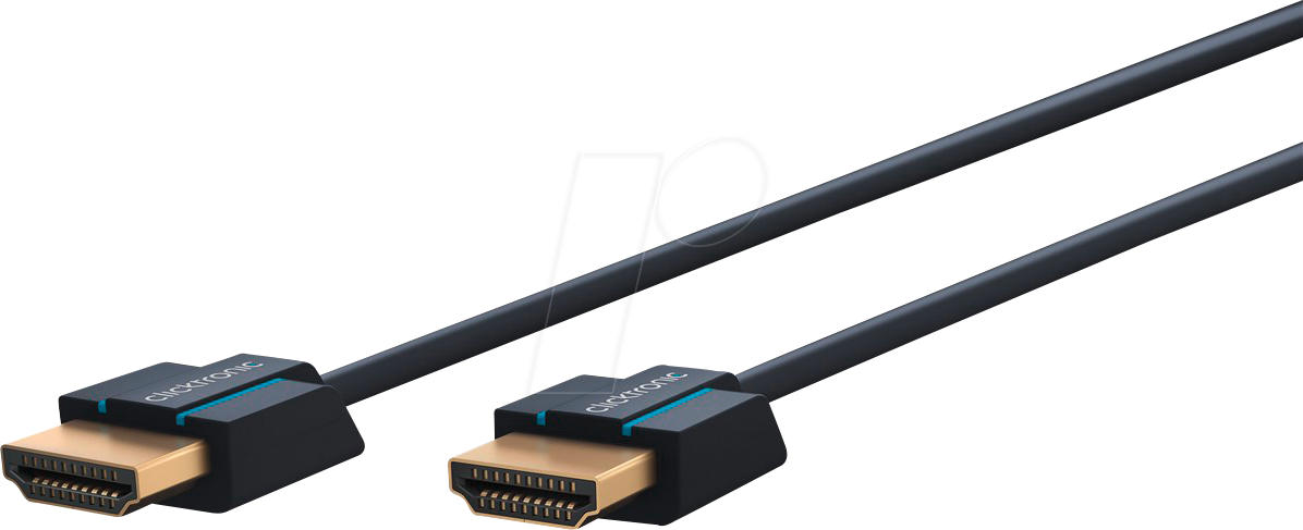 CLICK 70704 - Super Slim High Speed HDMI Kabel, 4K, 2,0m