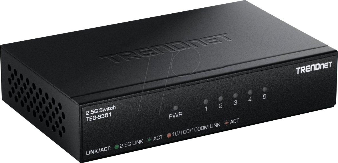 Thumbnail - TRN TEG-S351 - Switch, 5-Port, Gigabit Ethernet