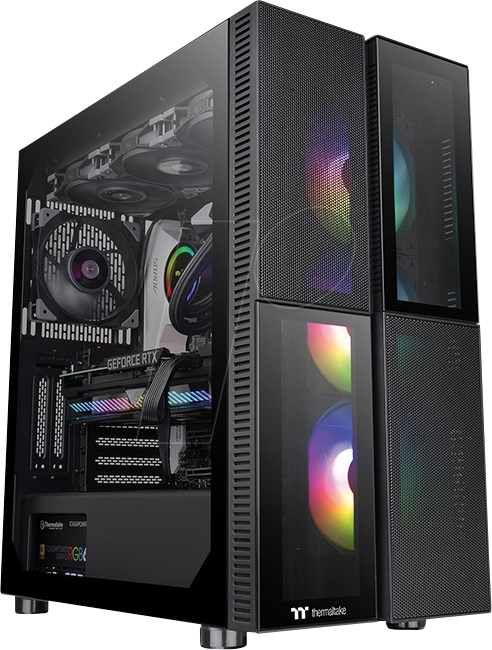 Thumbnail - TT 29426 - Thermaltake Versa T26 ARGB E-ATX Gehäuse, schwarz