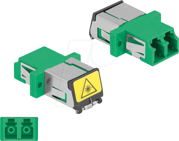 DELOCK 86897 - LWL Kupplung LC/LC Duplex