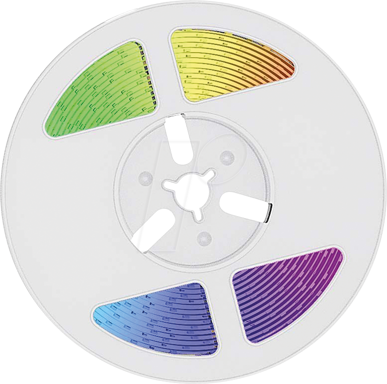 VT-23046 - Solar LED-Streifen, 1,2 W, RGB, 5 m, IP67