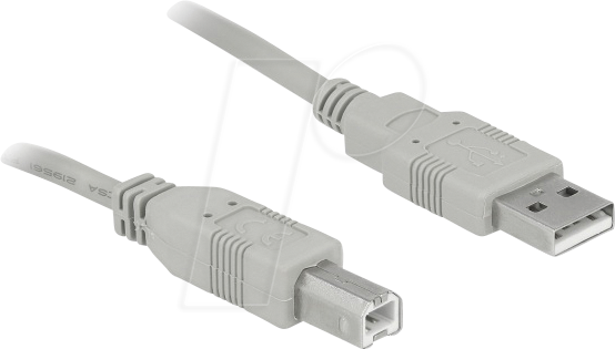 DELOCK 82215 - USB 2.0 Kabel A Stecker > B Stecker, 1,8 m
