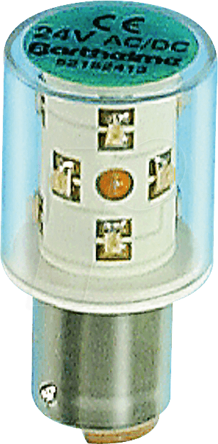 Thumbnail - L 5215-24 WS - LED-Leuchte, BA15d, weiß, 24 V, 525 mcd, Ø22 mm, 360°