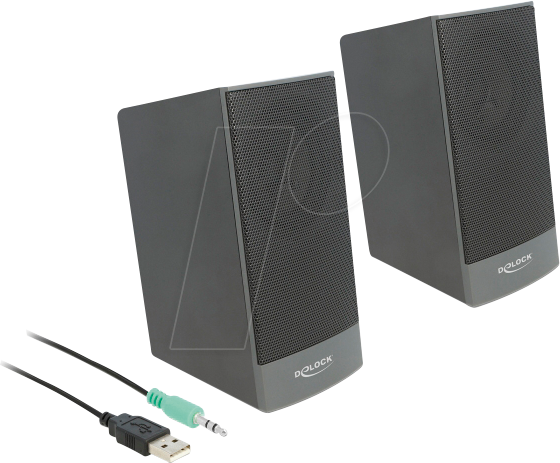 DELOCK 27001 - Lautsprecher, PC, Stereo, 3,5mm Klinke