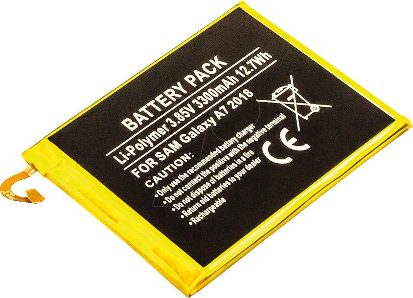 AKKU 13399 - Smartphone-Akku für Samsung-Geräte, Li-Po, 3300 mAh