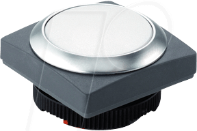 RAFI 38.88.13 - FS+ 22 - Drucktaster - quadrat, metall, ws, bel