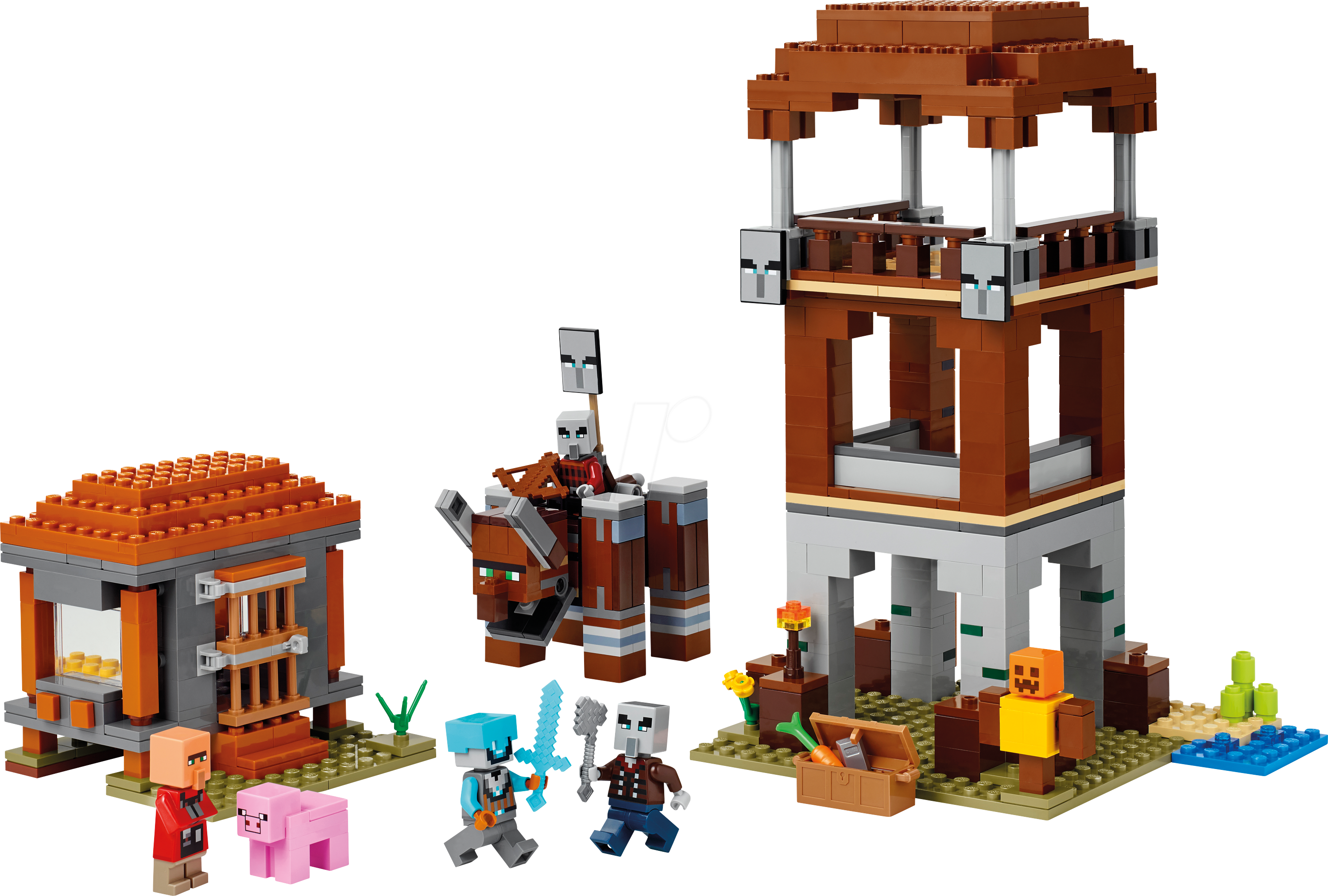 LEGO 21278 - LEGO® Minecraft® - Ein Verwüster am Plünderer-Außenposten