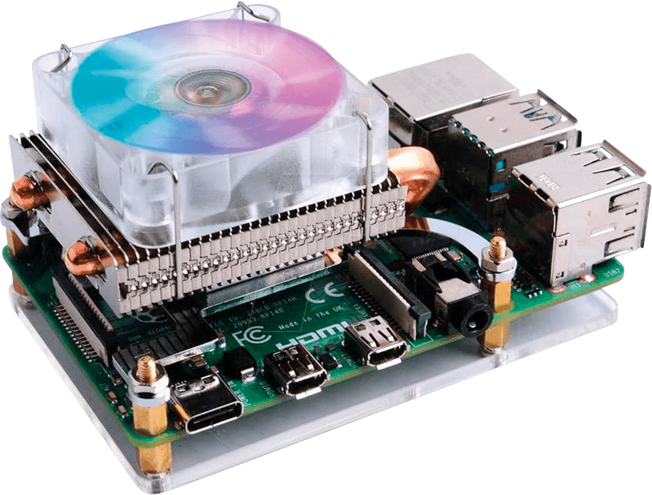 RPI ICE TOWER LP - Raspberry Pi - CPU-Lüfter, ICE Tower ''Low Profile''