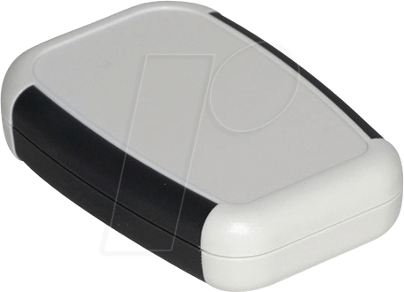 1553CGYBAT - Kunststoffgehäuse, 1553 C, 117 x 79 x 32 mm, hellgrau / dunkelgr