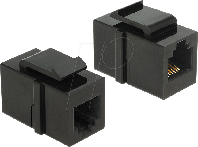 DELOCK 86390 - Keystone Modul RJ12 Buchse > Buchse Cat.3