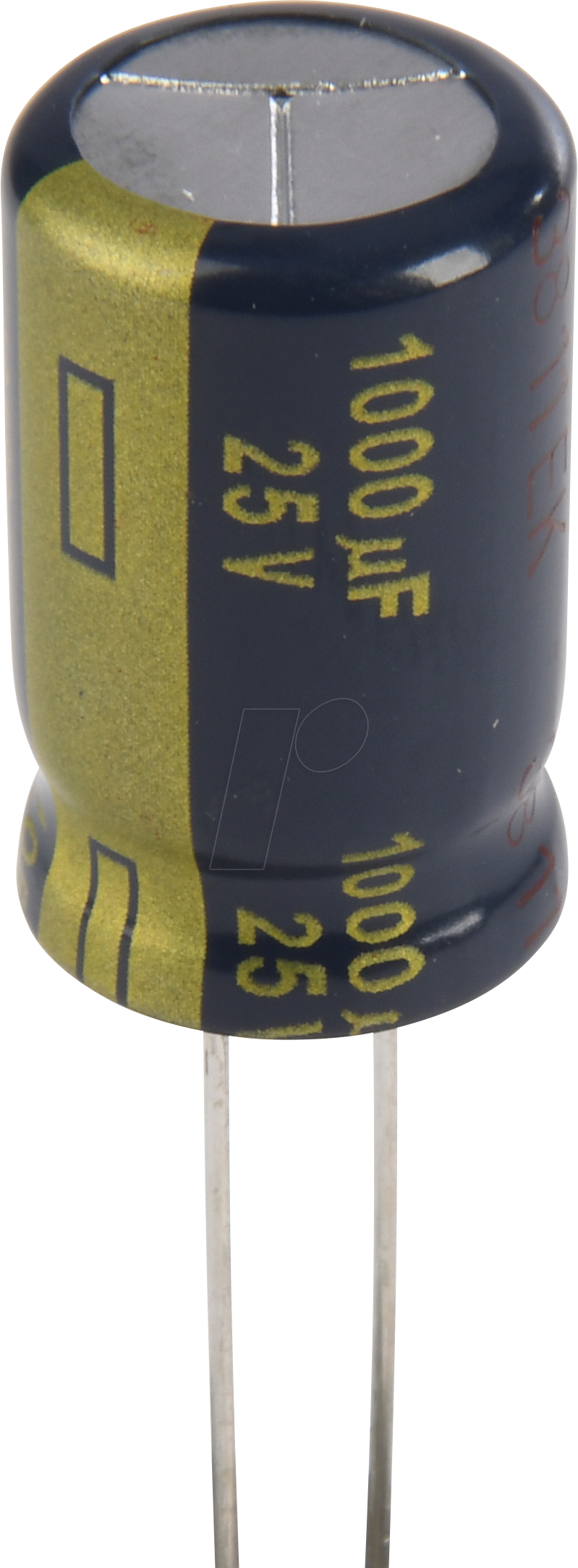 FC-A 1000U 25A - Elko radial, 1000µF, 25V, 105°C, low ESR, AEC-Q200