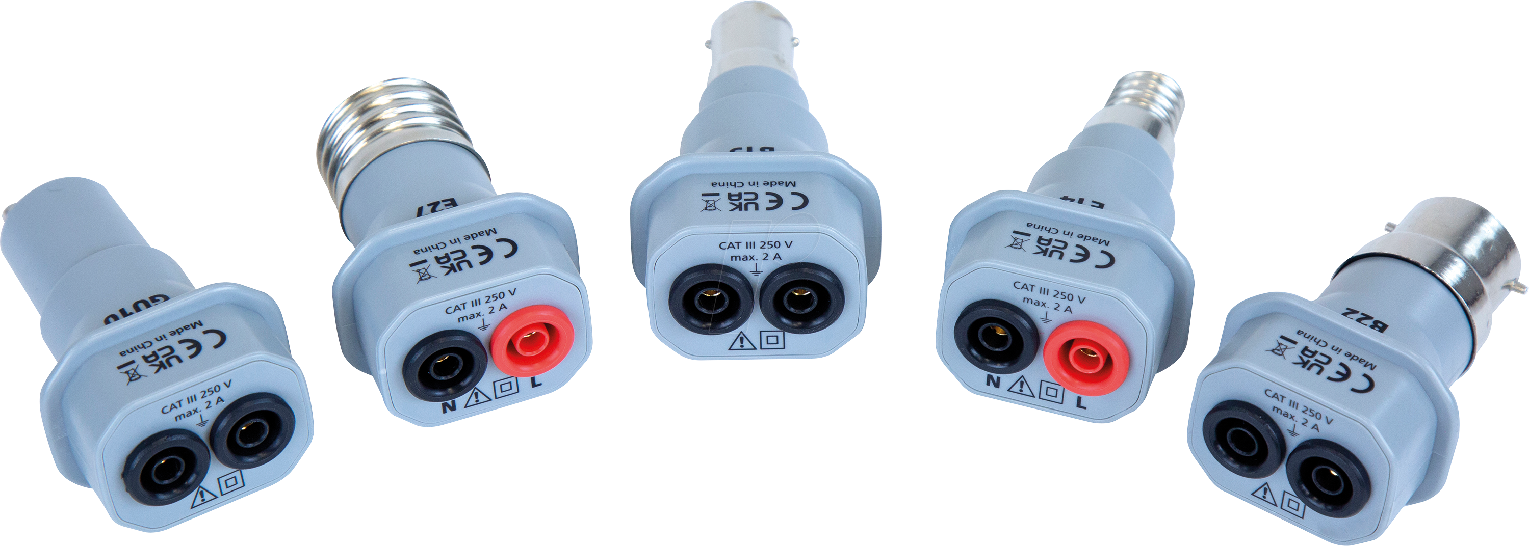 Thumbnail - MEGGER 1014-833 - Lampenfassungsadapter LA-KIT, für Testen an der Lampenfassung