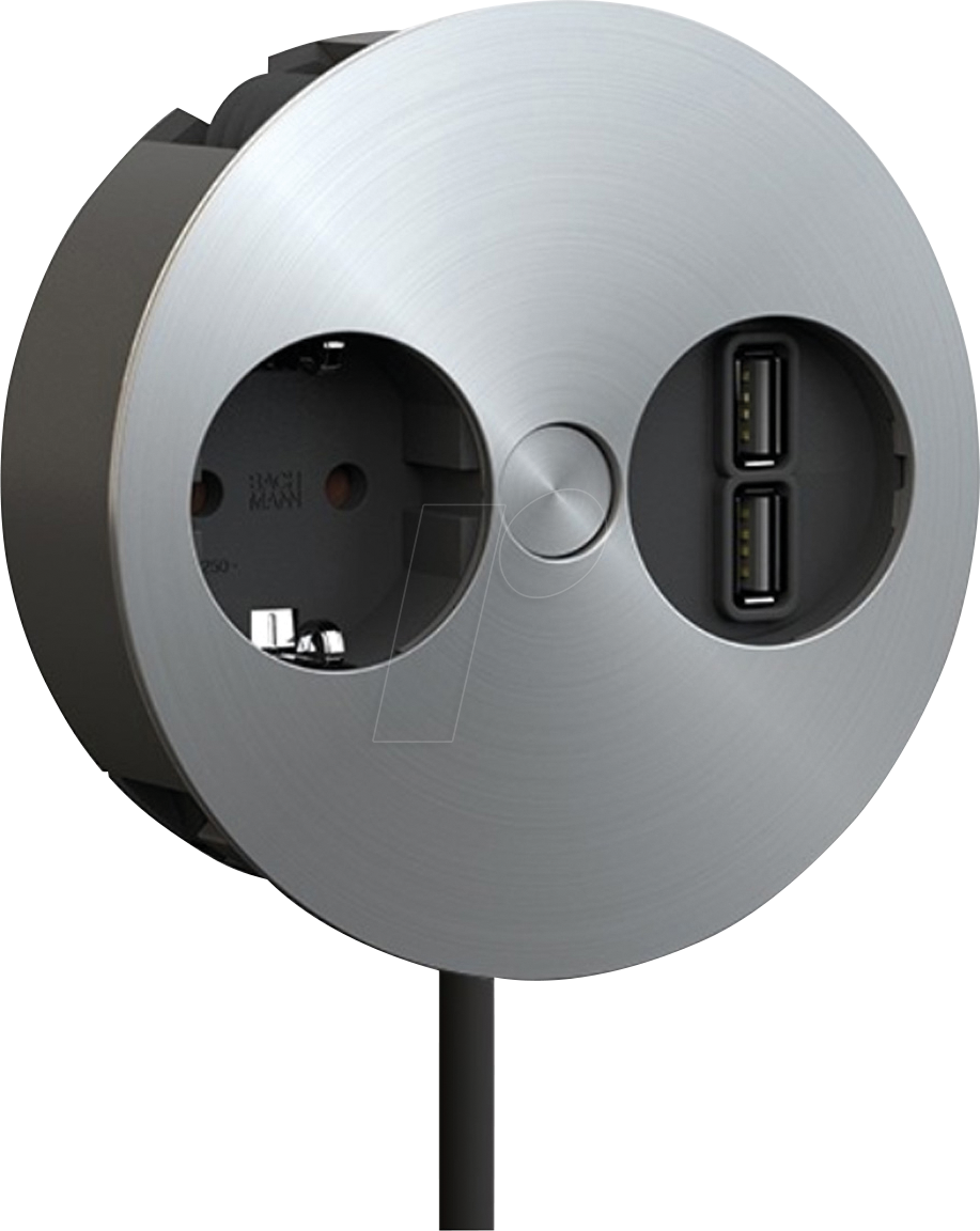 BACH 931.031 - TWIST Steckdoseneinheit, 1-fach, USB A/A 15W