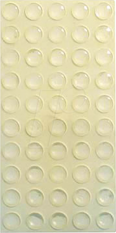 SUPRA EP 8MM - Gummipuffer transparent 100 Stück Ø 8mm