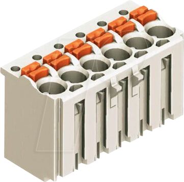 WAGO 2091-1130 - 1-Leiter-Federleiste, 10-polig, bis 1,5 mm²