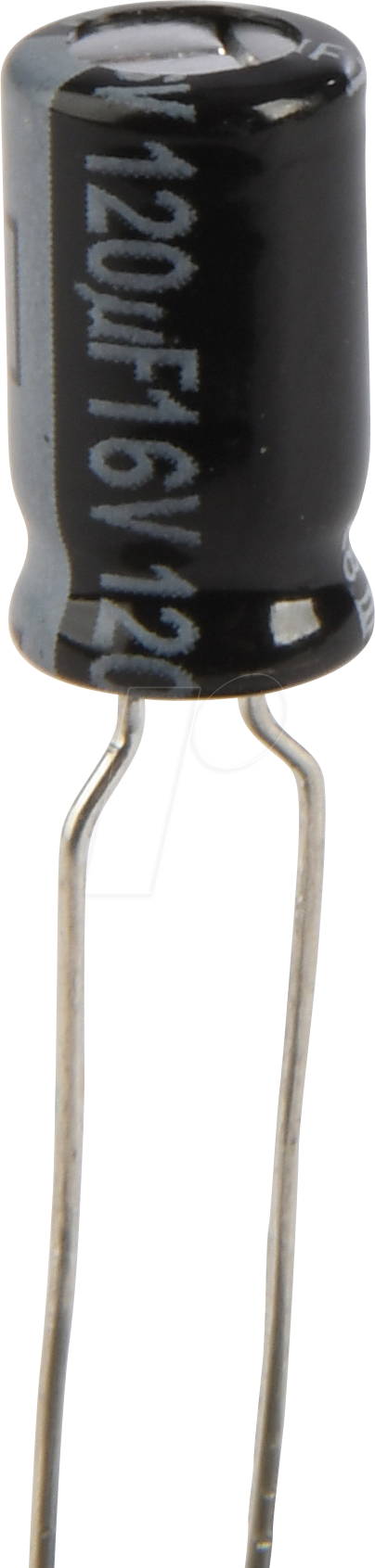 FR-A 120U 16 - Elko radial, 120µF, 16V, 105°C, low ESR