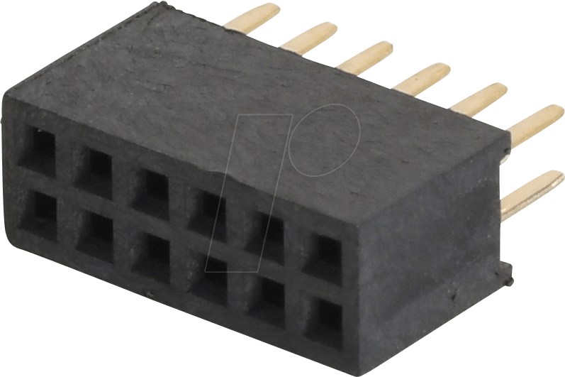 BKL 10120654 - Buchsenleiste 1,27mm 2x6 gerade