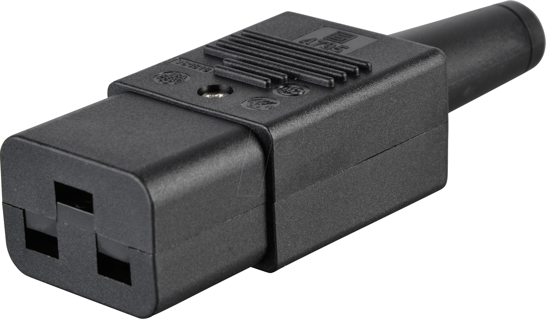 KKB 16-1 - Kaltgerätekupplung gerade, 16 A, C19