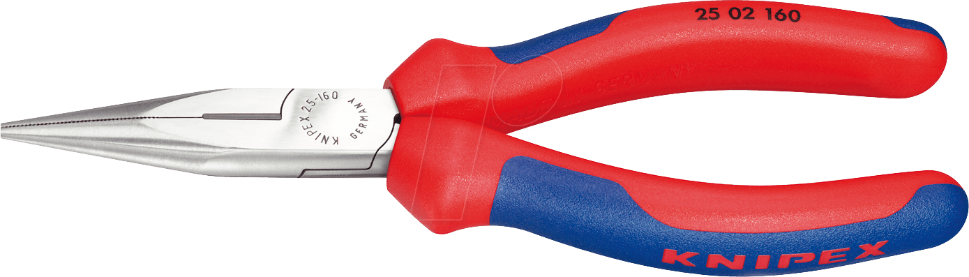 Thumbnail - KN 25 02 140 - Flachrundzange, Radiozange, 140 mm, Kopf poliert