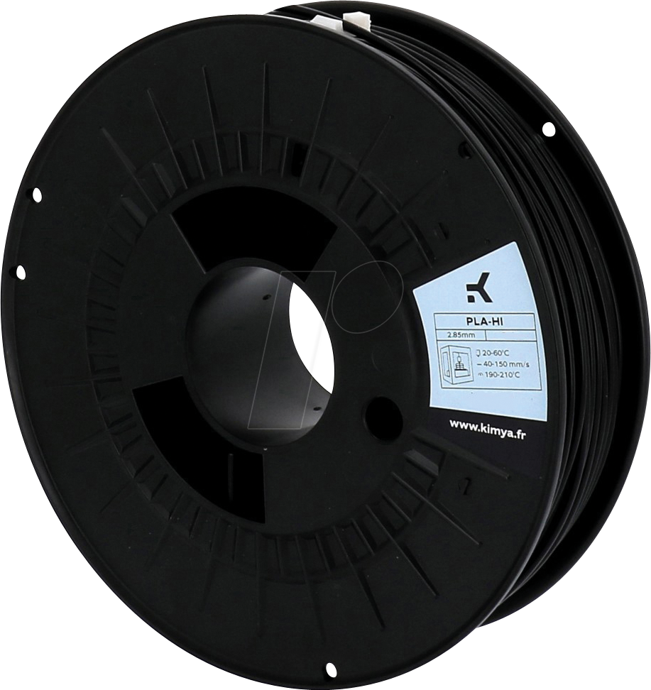 KIMYA PL2100TQ - Filament, PLA-HI, Schwarz, 2,85 mm, 2.200 g