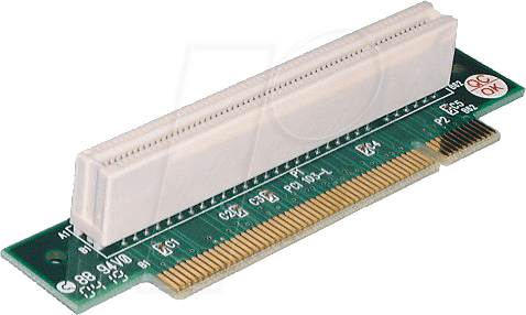 PCI RISER 1X - Riser Karte, PCI, gewinkelt 90°, linksgerichtet