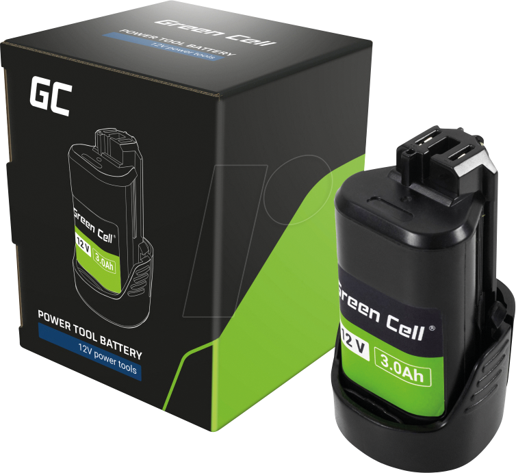 GC PTBO12V3 - Werkzeugakku für Bosch-Geräte, 12 V, 3Ah