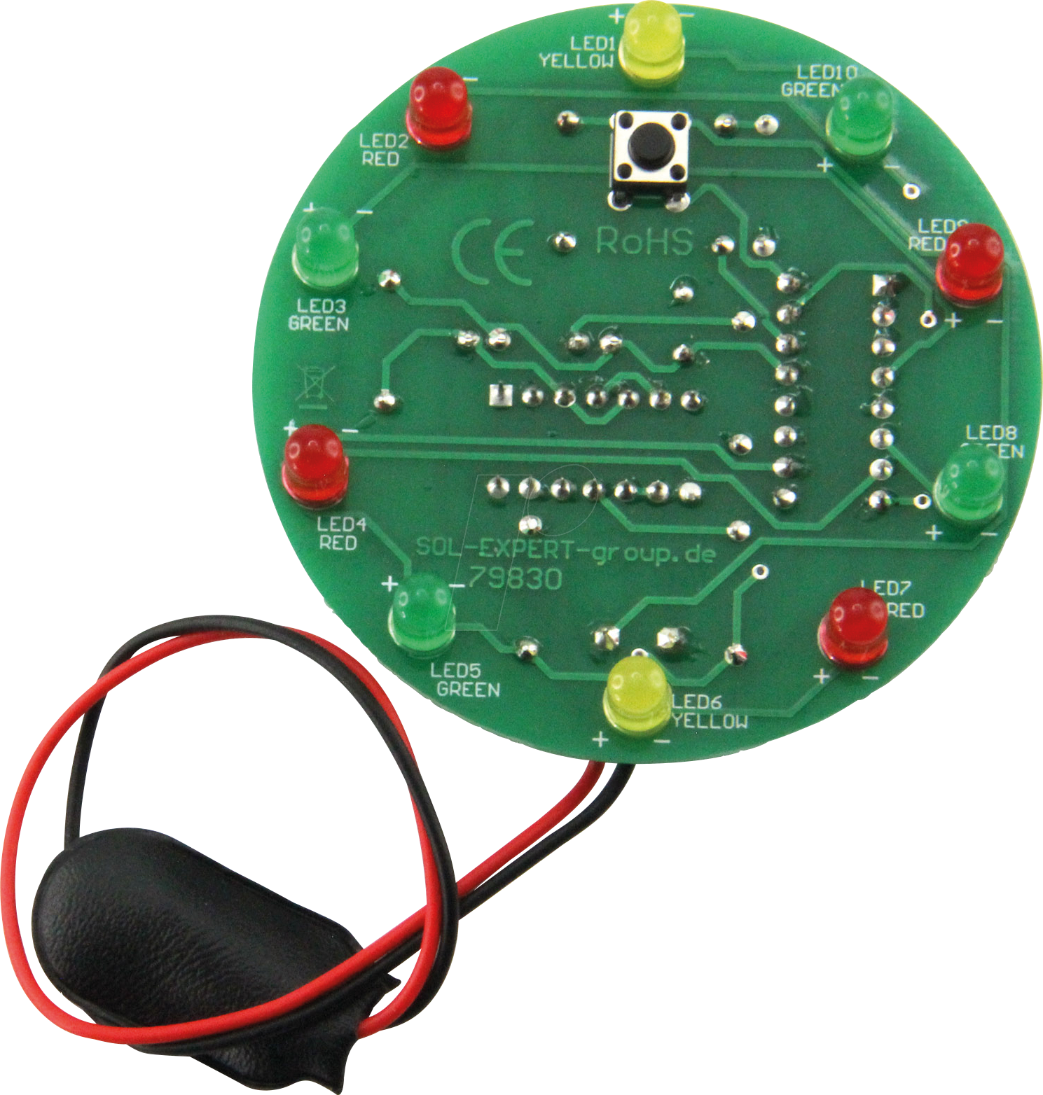 SOL-EXP 79830 - Lötbausatz ''Elektronisches Glücksrad''