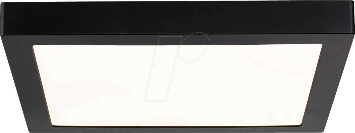 PLM 70985 - Aufbauleuchte, Panel Abia, 22 W, 2200 lm, 2700 K, eckig, schwarz
