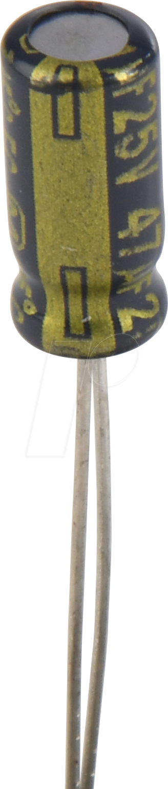 FC-A 47U 25 - Elko radial, 47µF, 25V, 105°C, low ESR, AEC-Q200