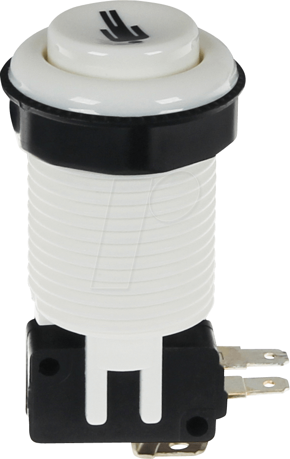 Thumbnail - ARC BUTTON PL - Arcade Button mit Mikroschalter, weiß