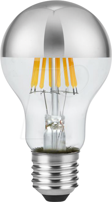 SCHI LX023890512 - LED-Lampe E27, 6,5 W, 500 lm, 2500 K, Filament, dimmbar