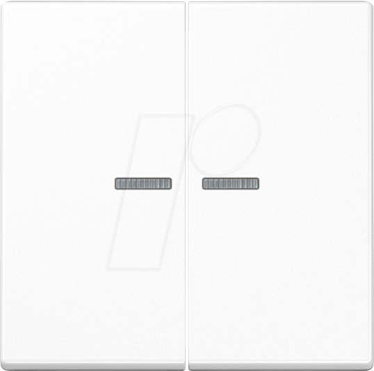 JG A102KO5BFWW - Wippe, 2-fach, alpinweiß, Lichtleiter