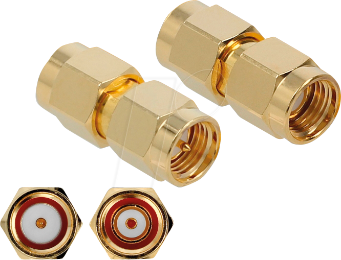 DELOCK 89971 - Adapter RP-SMA Stecker > SMA Stecker