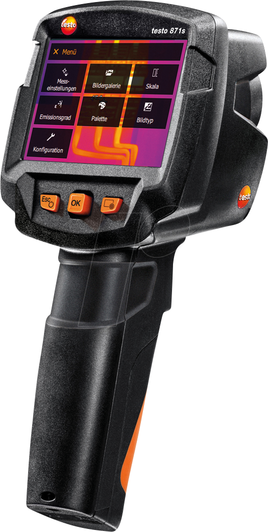 TESTO 0560 8716 - Wärmebildkamera testo 871s, -30 … +650 °C, WiFi, USB, Bluetooth®