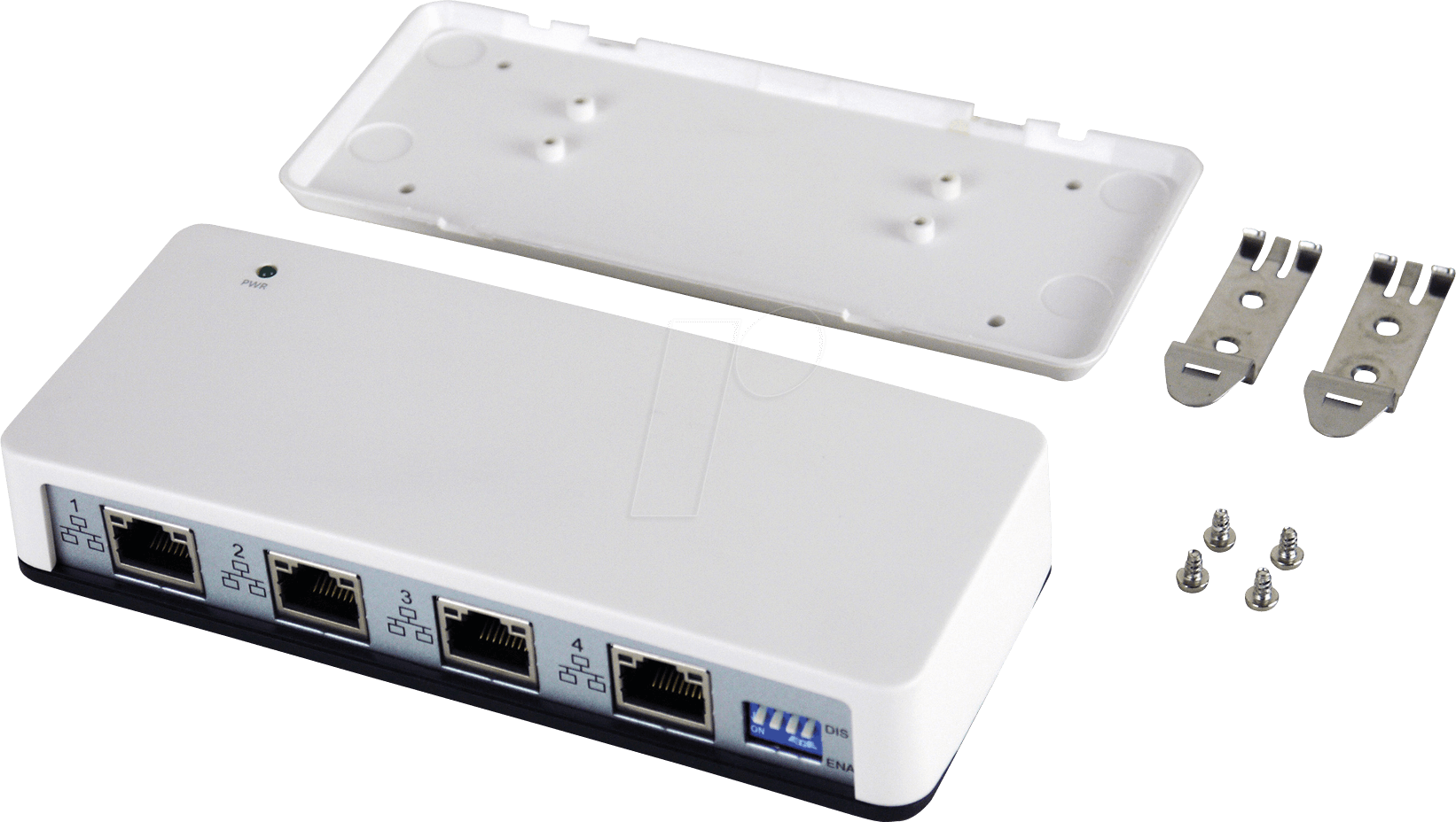 EXSYS EX-1329 - Netzwerkkarte, USB 3.0, Gigabit Ethernet, 4x RJ45