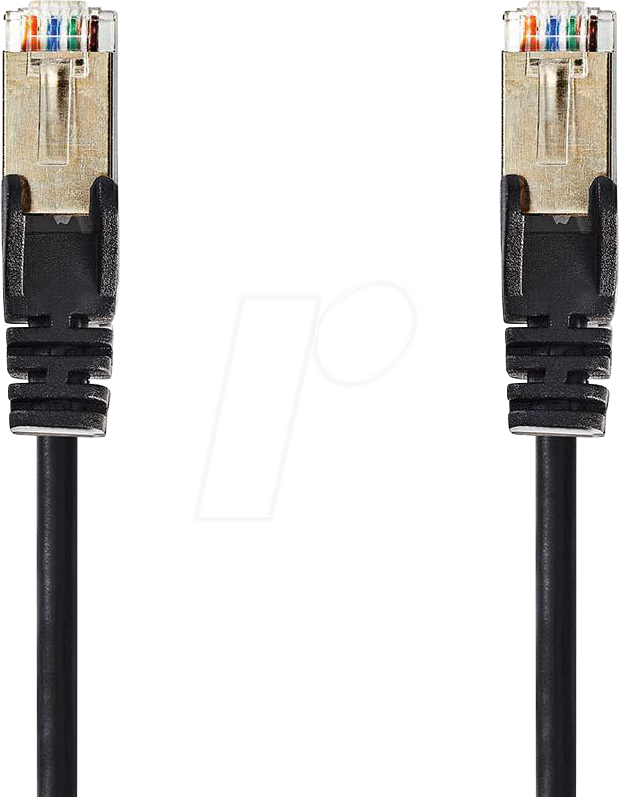 N CCGP85121BK150 - Patchkabel, Cat.5e, SF/UTP, 15 m, schwarz