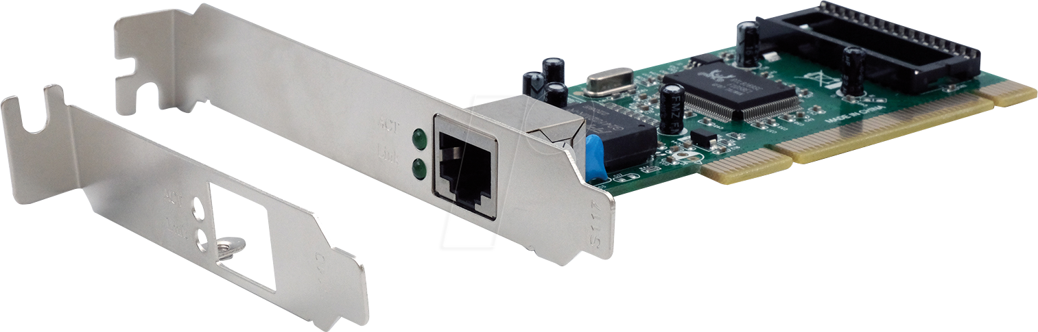 EXSYS EX-6069-2 - Netzwerkkarte, PCI, Gigabit Ethernet, 1x RJ45