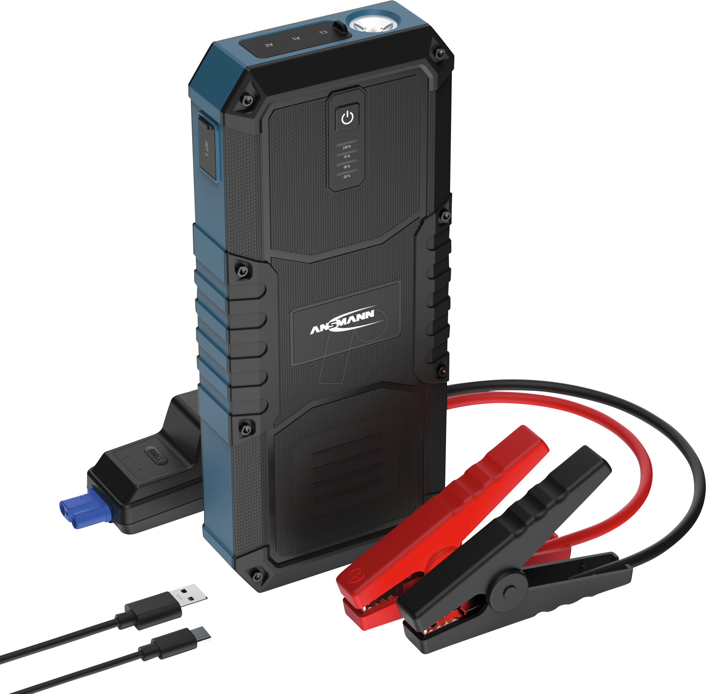 ANS 1900-0130 - KFZ - Starthilfe, JumpStarter, Taschenlampe, Powerbank