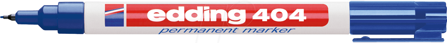 EDDING 404BL - Permanent Marker, 0,75 mm, blau