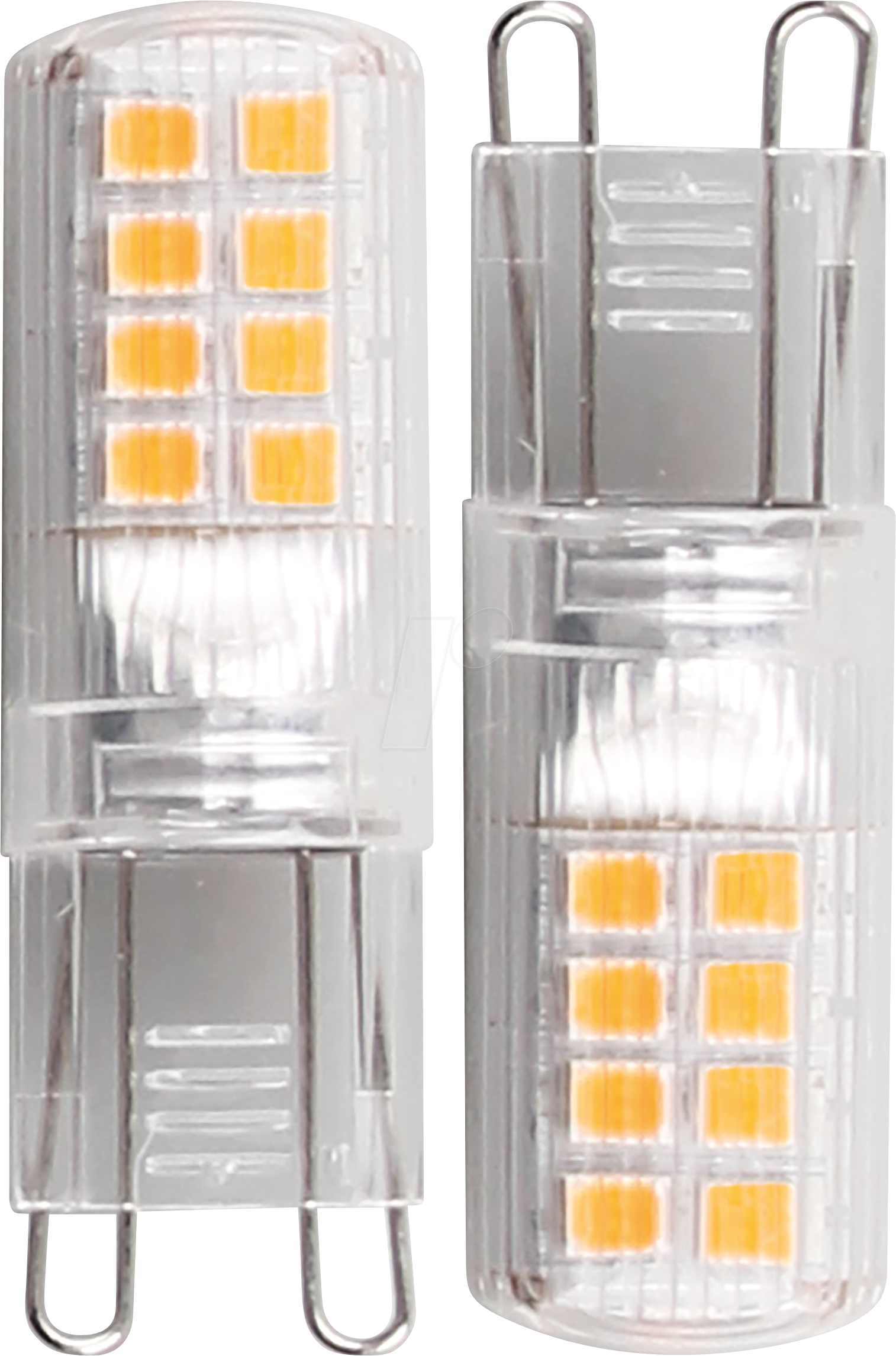 BLULAXA 49309 - LED Stiftsockellampe G9 2,6W 320 lm WW Doppelpack