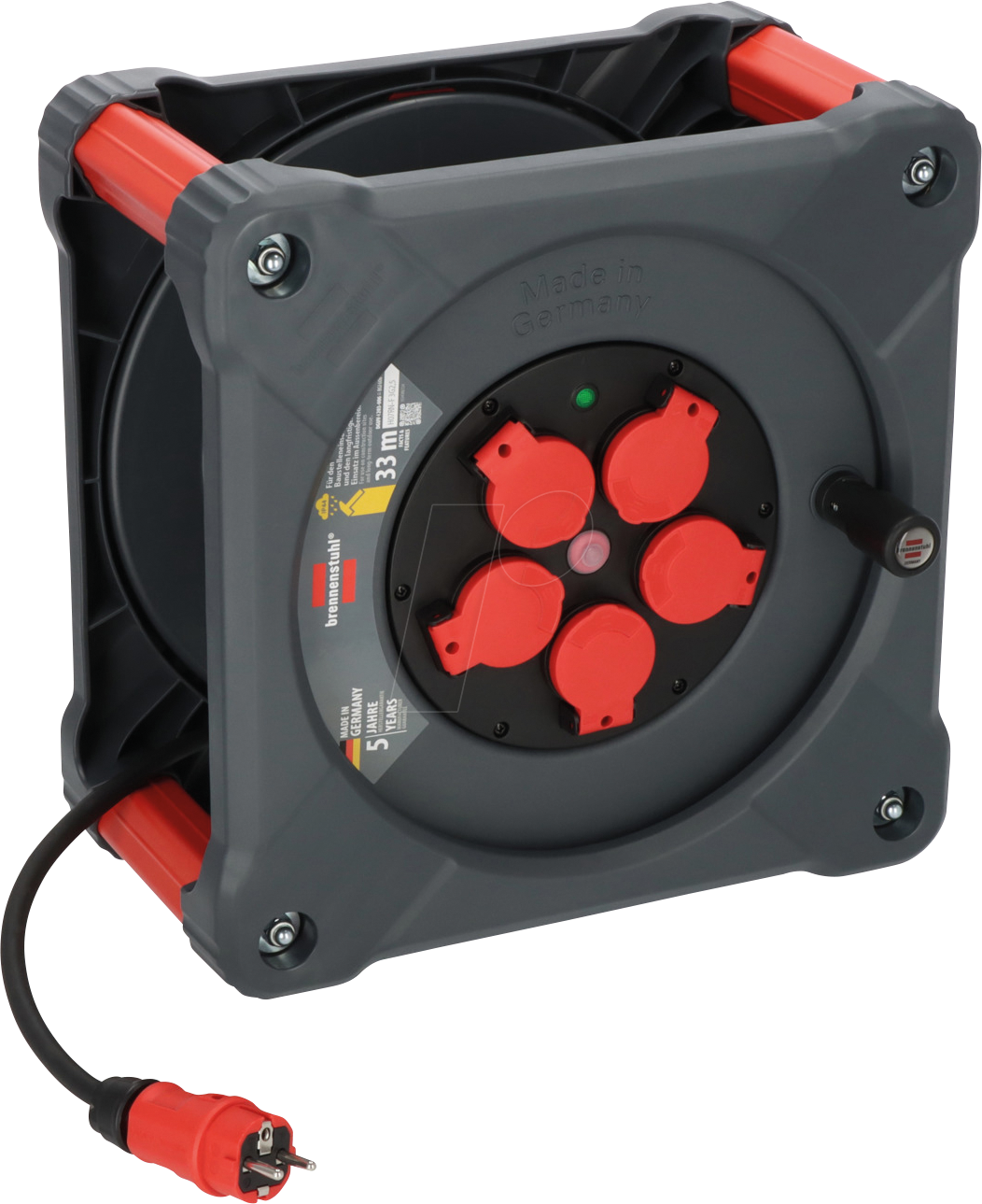 BRE 9202330110 - Kabeltrommel Professional, KA 3200 5, IP44, 33 m Kabel