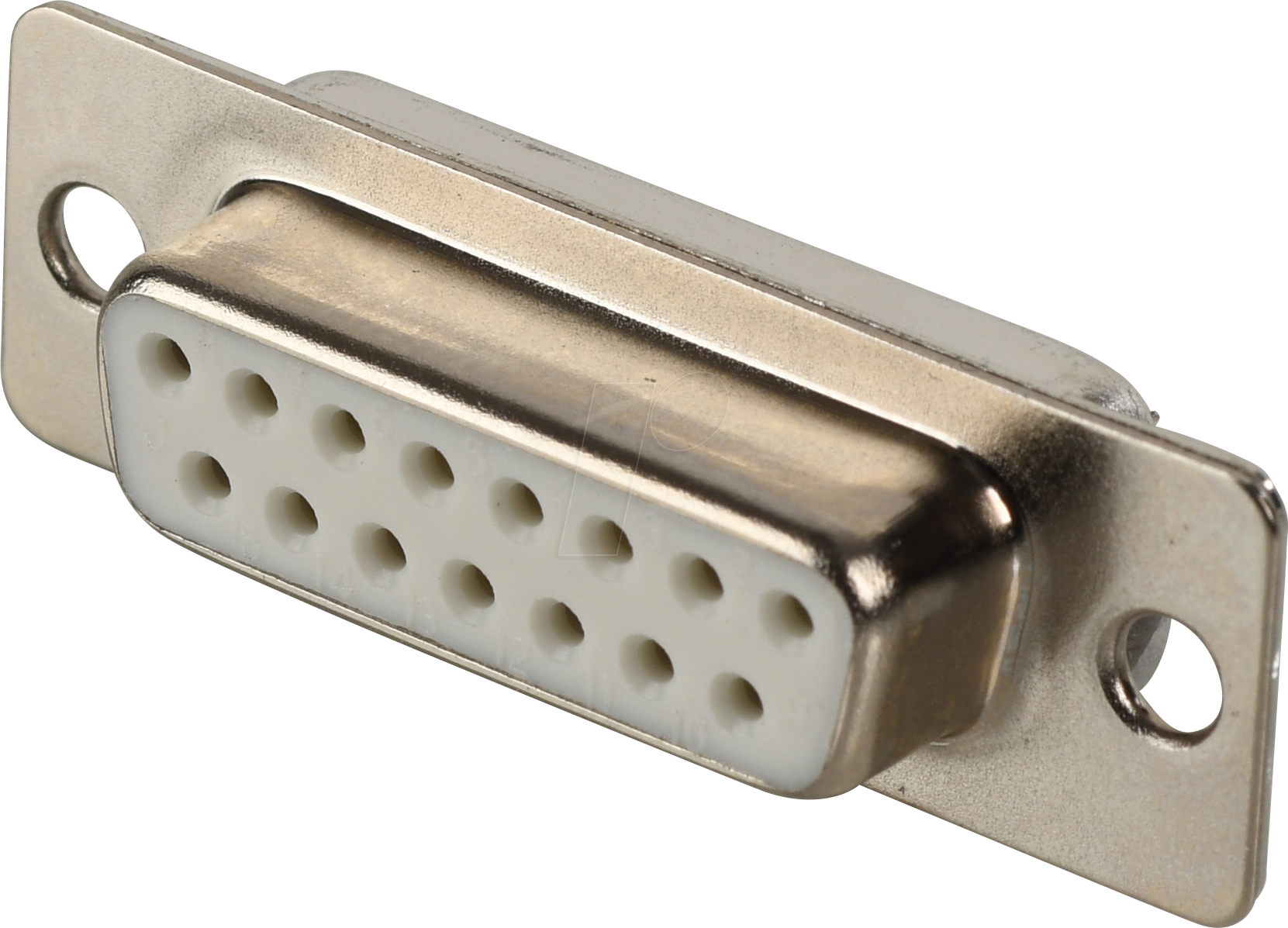 W+P 105-15-2-3-0 - D-SUB Buchse, 15-polig, gestanzte Kontakte, vergoldet