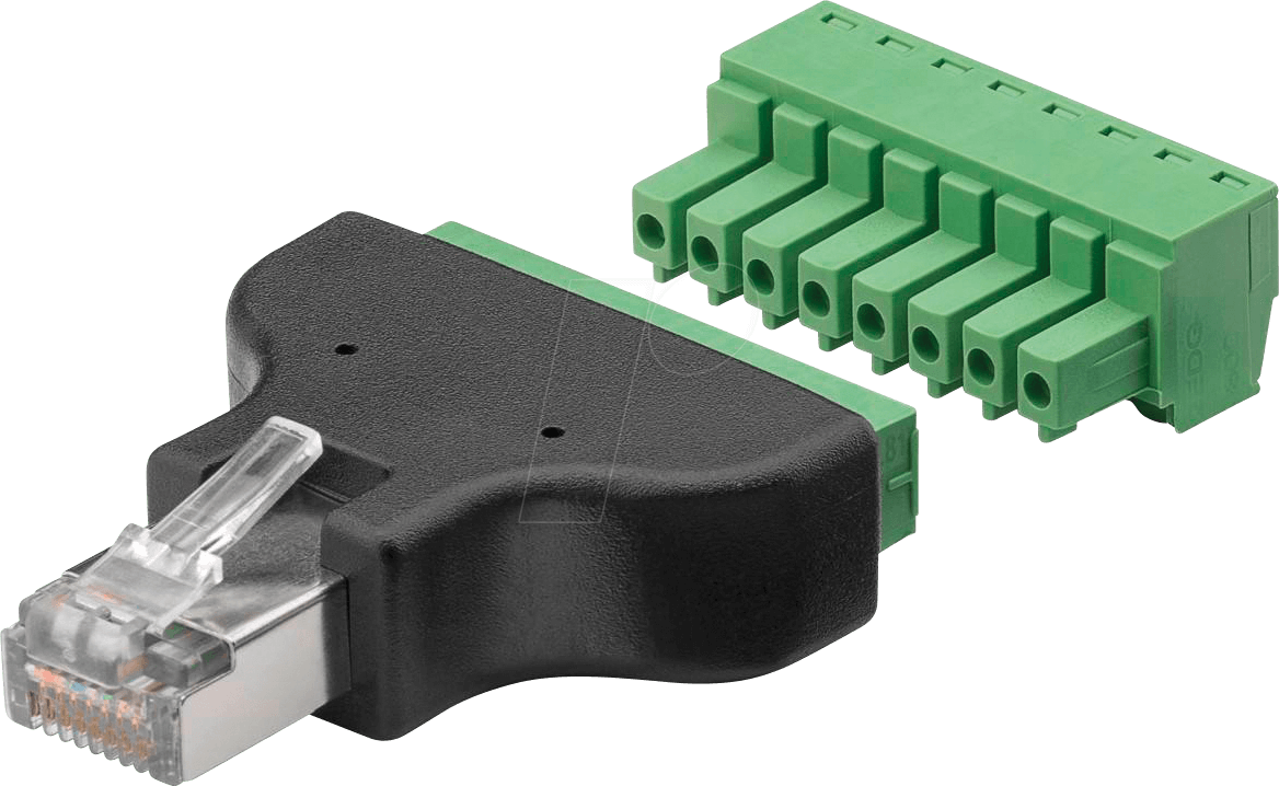 GOOBAY 76736 - Terminal Block 8-pin > RJ45-Stecker (8P8C)