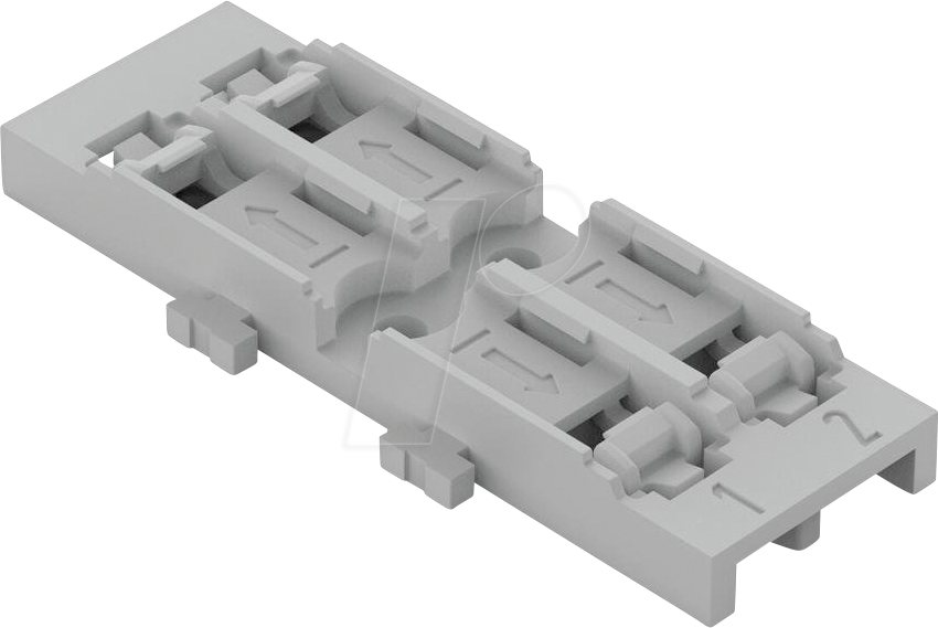 WAGO 221-2522 - Befestigungsadapter für Schraubbefestigung 2-fach