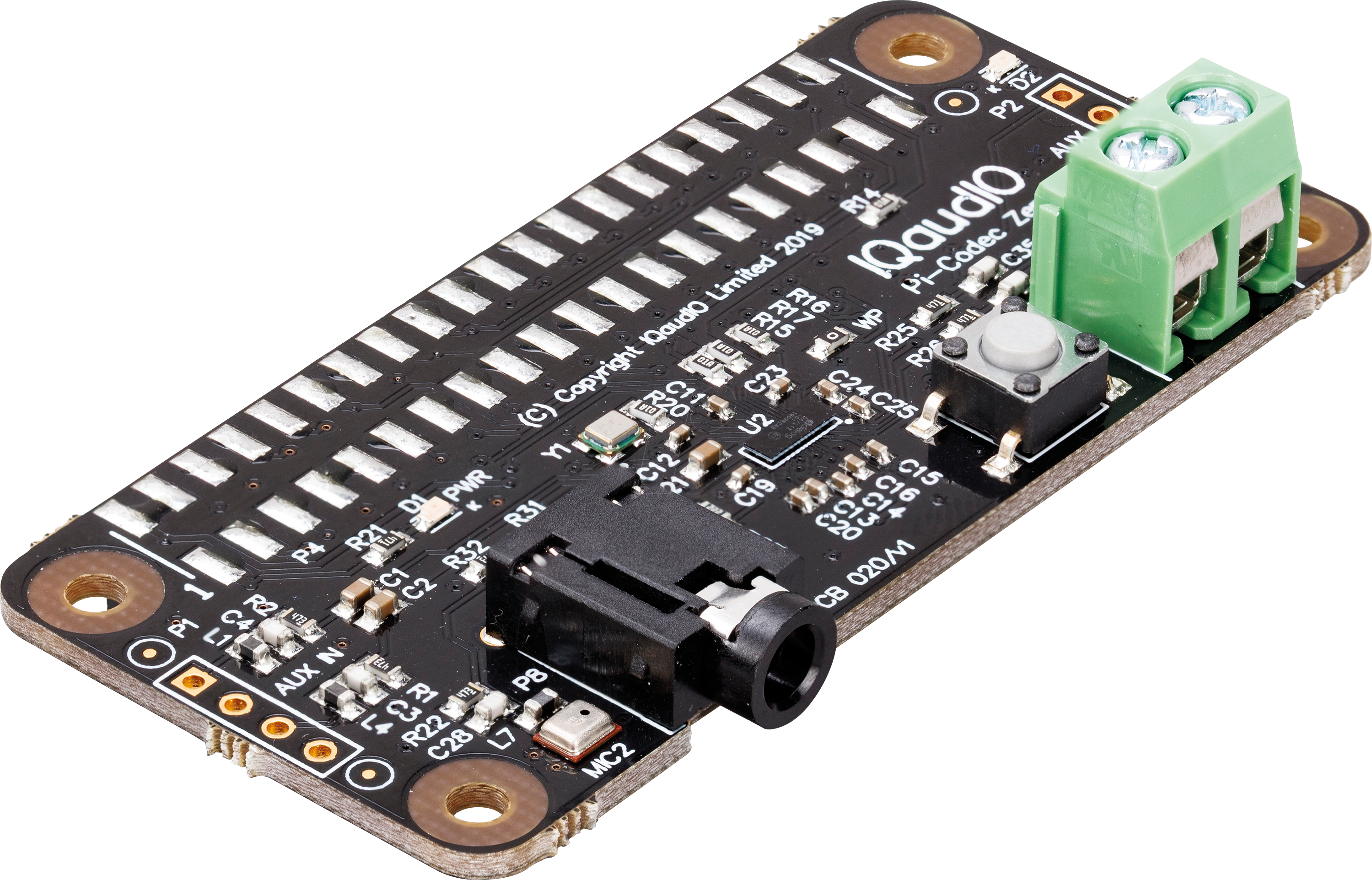 RPI IQ CODECZERO - Raspberry Pi Shield - IQaudio Codec Zero