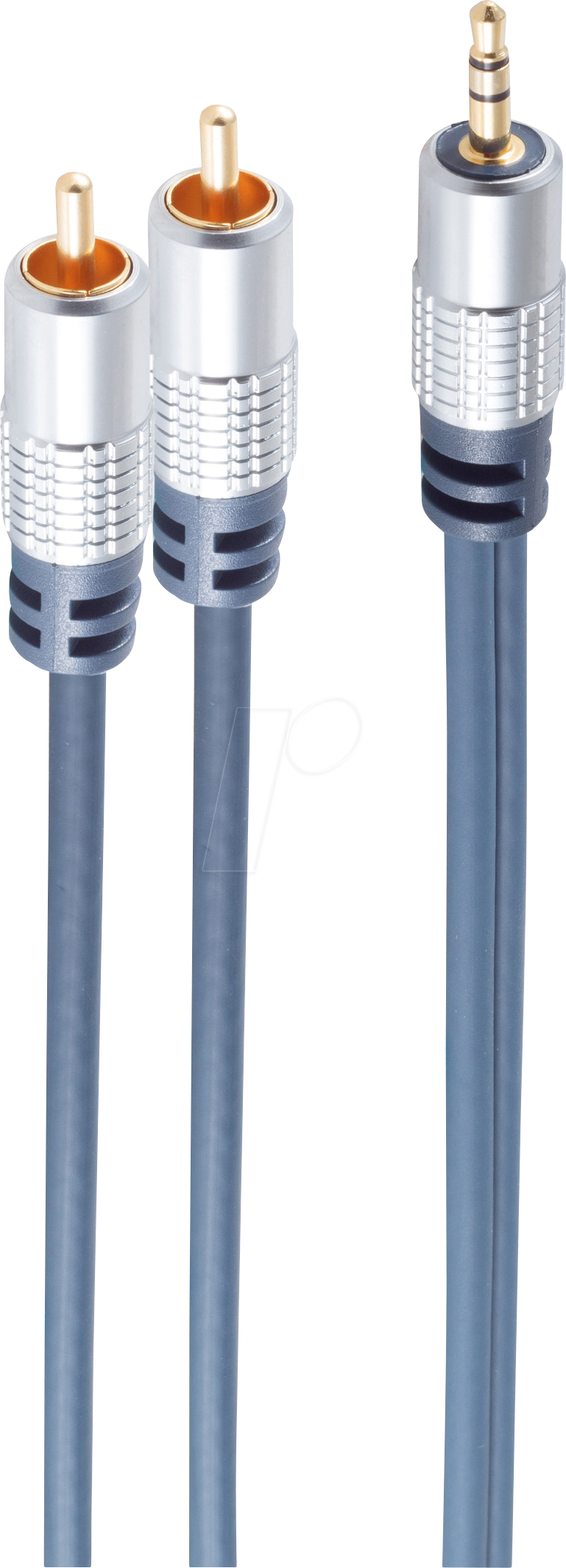 SHVP 30832 - Audio Kabel, 3,5 mm Klinkenstecker auf 2x Cinch, 1,5 m