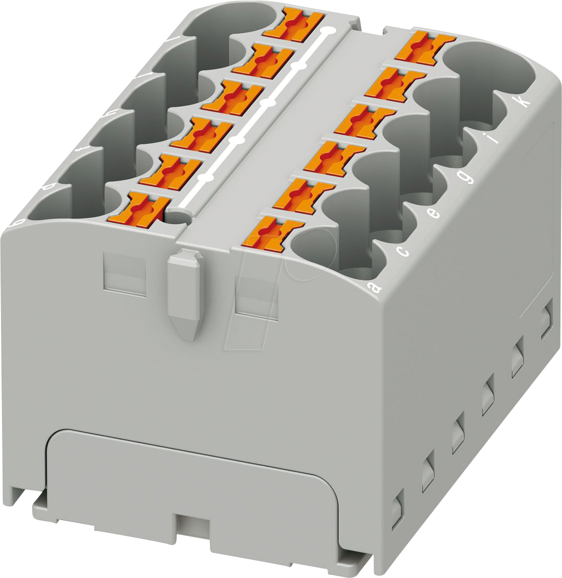 PHOE 3273812 - Verteilerblock PTFIX, 12X4, grau
