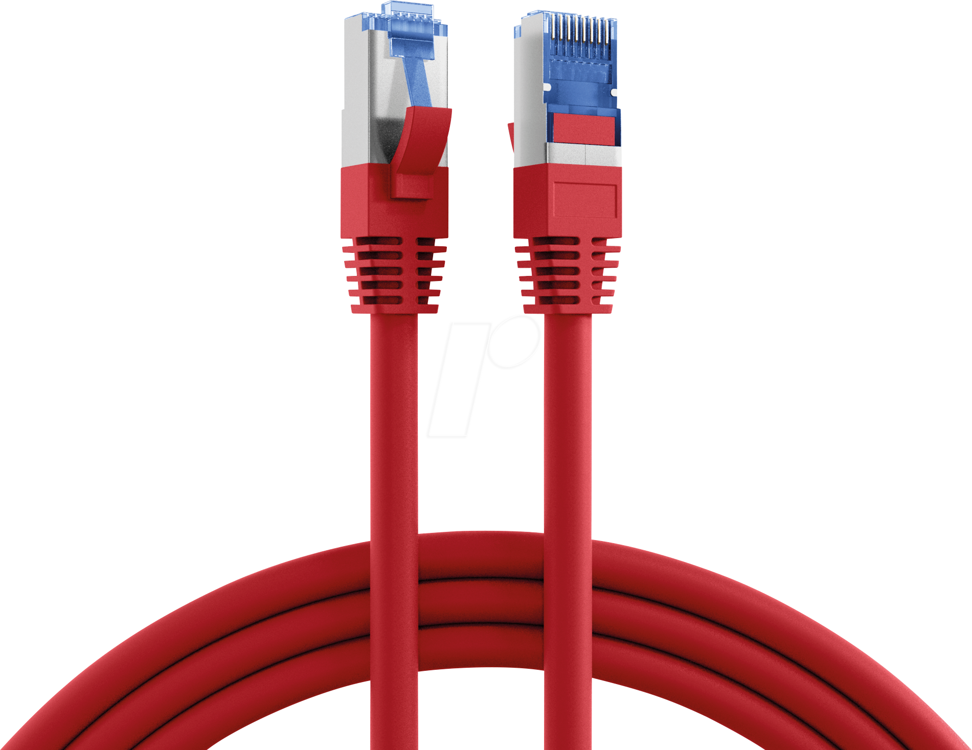 EFB K5525FRT.025 - Cat.6A S/FTP Patchkabel Super Flex, 0,25 m, rot