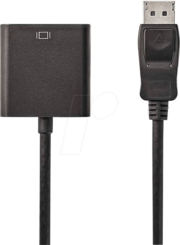 N CCGP37250BK02 - Kabel, DisplayPort-Stecker > DVI-D 24 + 1 Buchse, 0,2 m, Schwarz