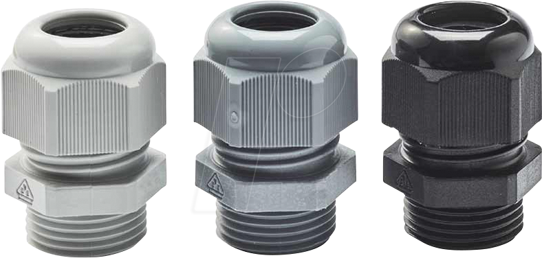 SN 16.510 - Metrische Kabelverschraubung, 6,0 - 12,0 mm, M20, grau (RAL 7001